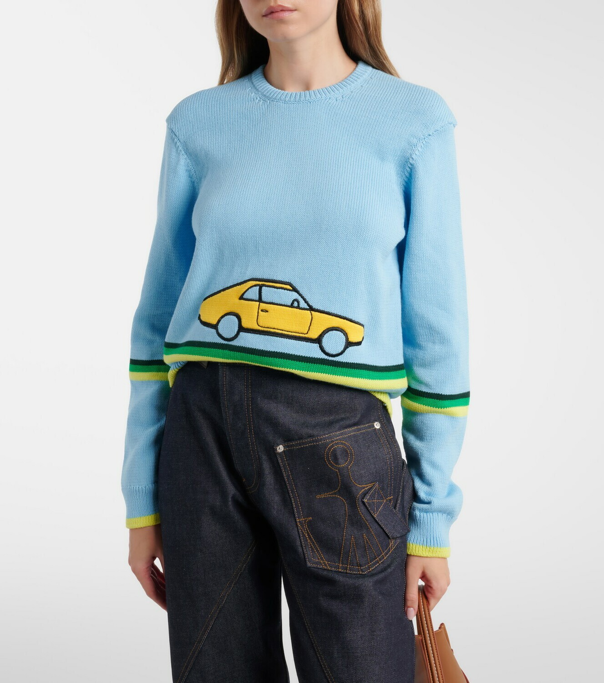 JW Anderson Embroidered cotton sweater