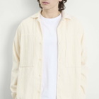 Kestin Men's Durno Overshirt in Ecru Corduroy