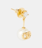 Valentino VLogo Signature faux pearl earrings