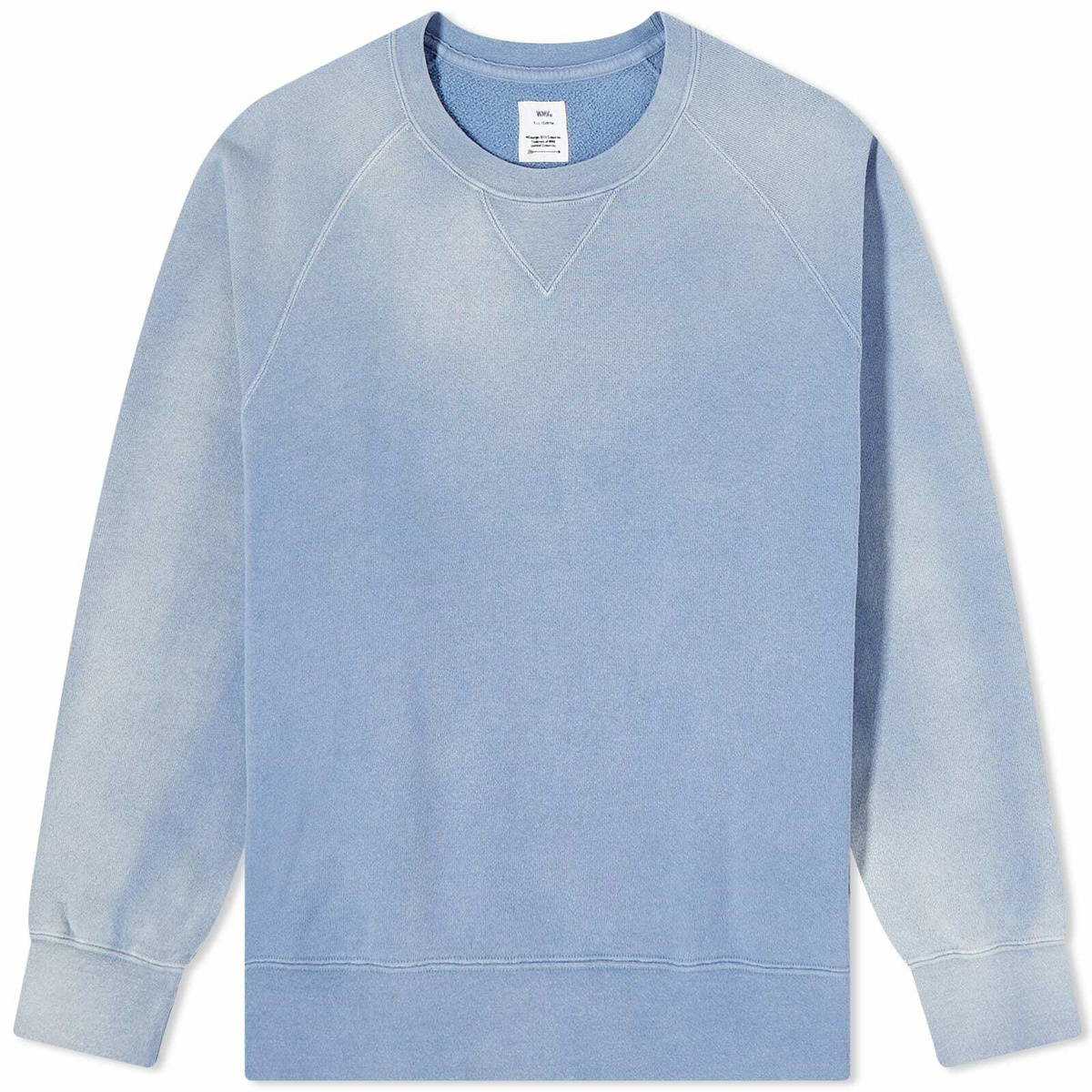 Visvim Women's Amplus Crew Long Sleeve Sweat in Blue Visvim