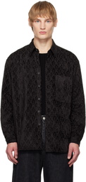 Youth Black Loosed Shirt