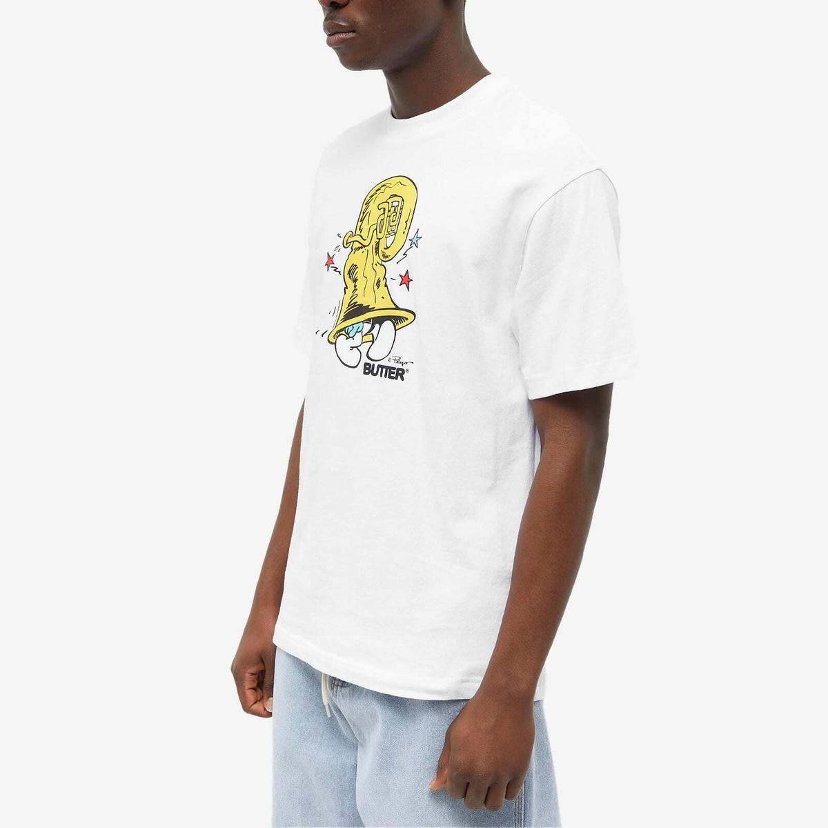 Butter Goods x The Smurfs Harmony TShirt in White Butter Goods