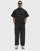 Goldwin 0 S/S Asymmetric Camp Shirt Brown Mens Shortsleefe