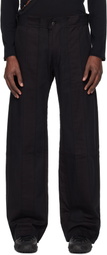 Tondolo Black Saccharinum Trousers