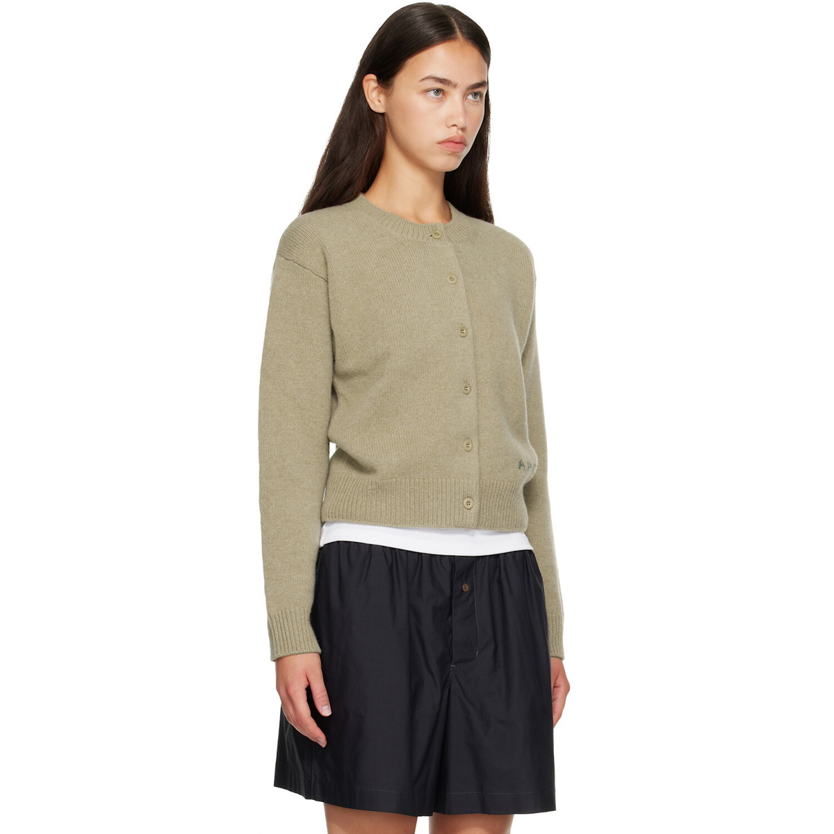 A.P.C. Beige Lila Cardigan