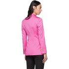 Versace Pink Safety Pin Blazer