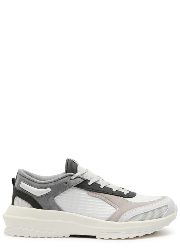 Photo: Athletic Propulsion Labs Jogger Panelled Suede Sneakers Grey