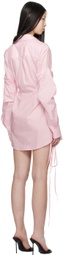 SRVC Pink Breakfast Minidress