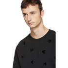 McQ Alexander McQueen Black Mini Swallow T-Shirt