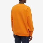 Beams Plus Men's Athletic Crew Sweat in Orange