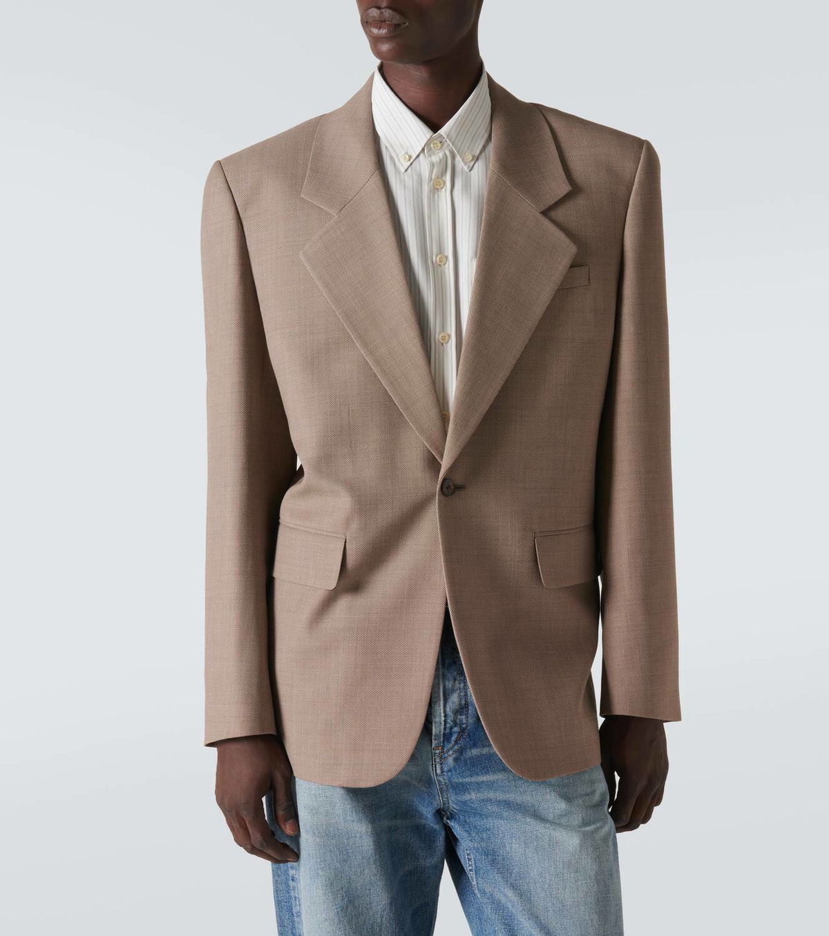 Saint Laurent Single-breasted wool blazer Saint Laurent