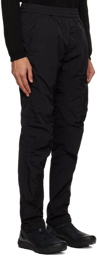 C.P. Company Black Garment-Dyed Track Pants