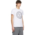 Versace Jeans Couture White V Emblem T-Shirt