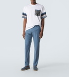 Dolce&Gabbana Printed cotton and silk T-shirt