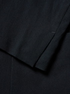 Auralee - Unstructured Cotton and Silk-Blend Twill Suit Jacket - Black