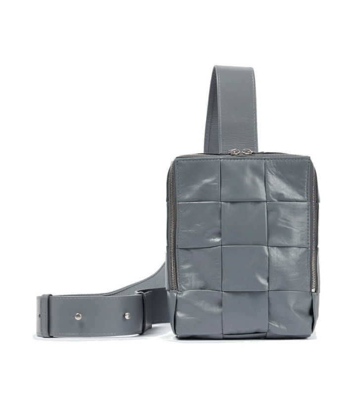 Photo: Bottega Veneta - Cassette Mini leather crossbody bag