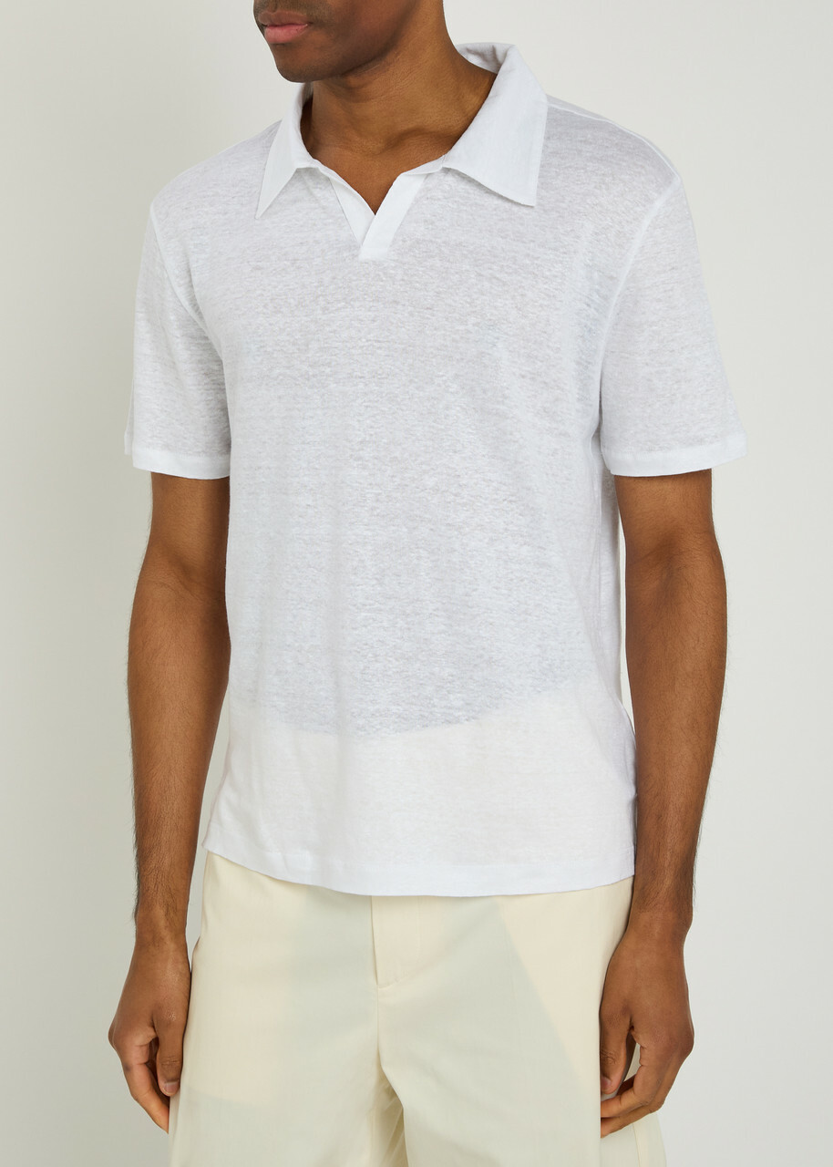 Officine Générale Boris Linen T-shirt White