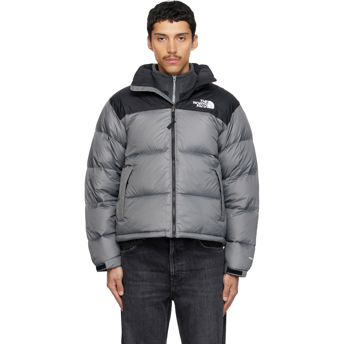 The North Face Gray 1996 Retro Nuptse Down Jacket