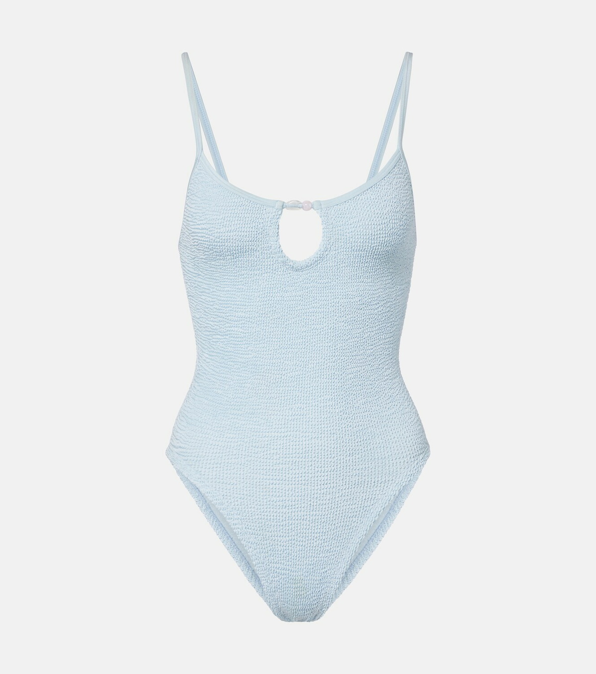 Hunza G Mia beaded cutout swimsuit