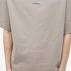 Acne Studios Men's Extorr Stamp Logo T-Shirt in Mushroom Beige