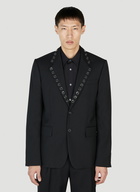 Alexander McQueen - Eyelet Blazer in Black