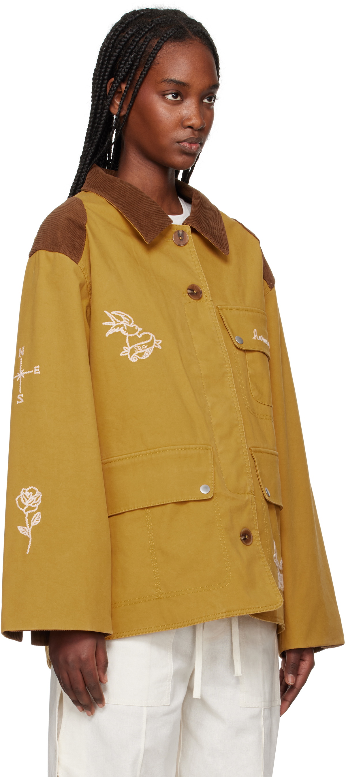 SEA NY Yellow Clyde Barn Jacket