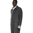 Loewe Grey Check Asymmetric Coat