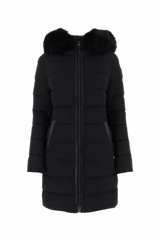 Photo: Mackage Black Stretch Nylon Down Jacket