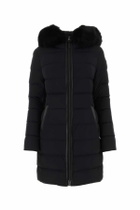 Mackage Black Stretch Nylon Down Jacket