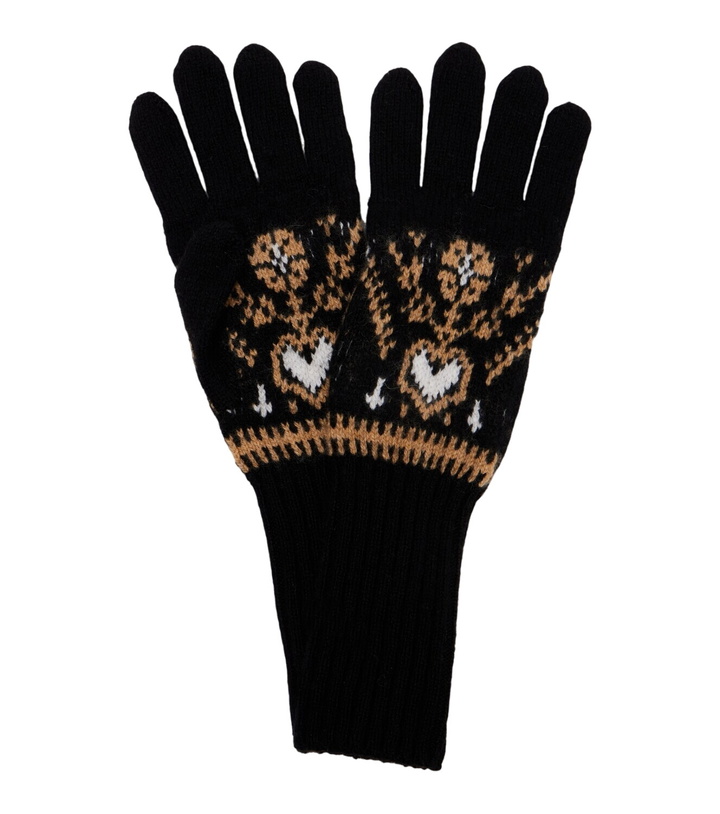 Photo: Khaite Domini Fair Isle cashmere gloves