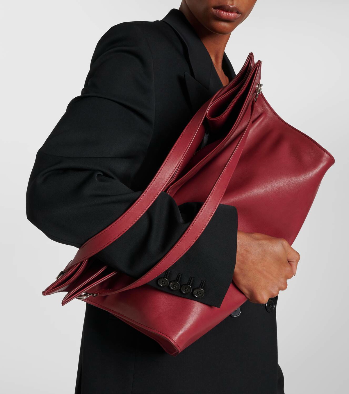 THE ROW Alexia レザーバッグ THE ROW | Alexia Leather Tote Bag With Pouch | Women | Lane