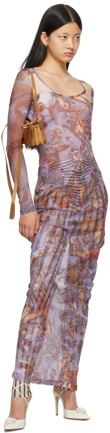 Y/Project Purple Mesh Nostalgia Dress Y/Project