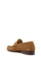 Valentino Garavani Signature Vlogo Suede Loafer Tan