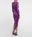 Alexandre Vauthier - Asymmetrical draped midi dress