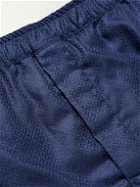Derek Rose - Lombard Cotton-Jacquard Boxer Shorts - Blue