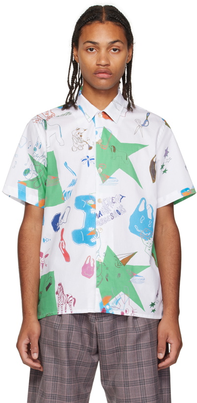 Photo: PS by Paul Smith White Magnificent Obsessions Shirt