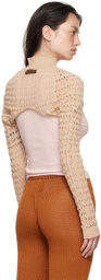 Isa Boulder Beige Alga Lace Sleeves