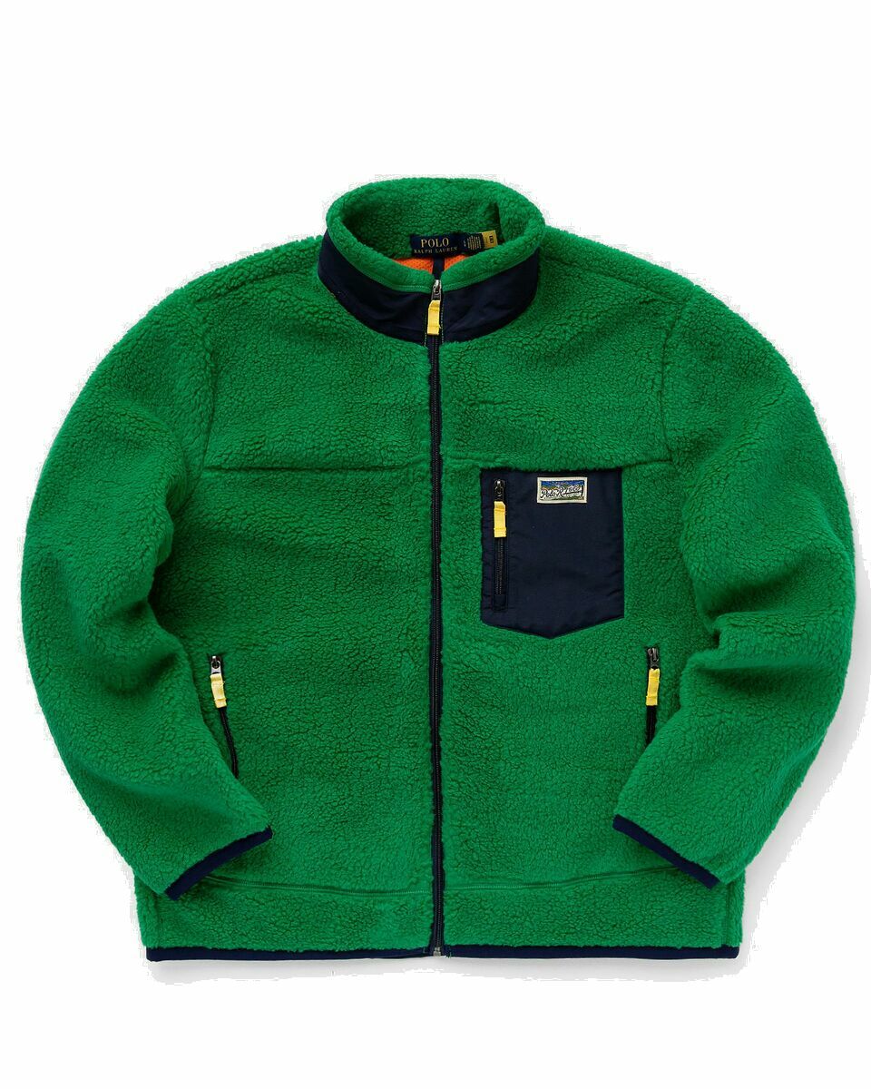 Photo: Polo Ralph Lauren Fzjacketm1 Long Sleeve Sweatshirt Green - Mens - Fleece Jackets