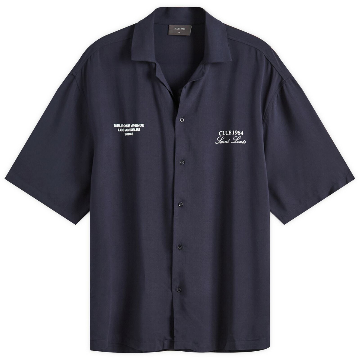 Club 1984 Men's Melrose 1984 Vacation Shirt in Navy Club 1984
