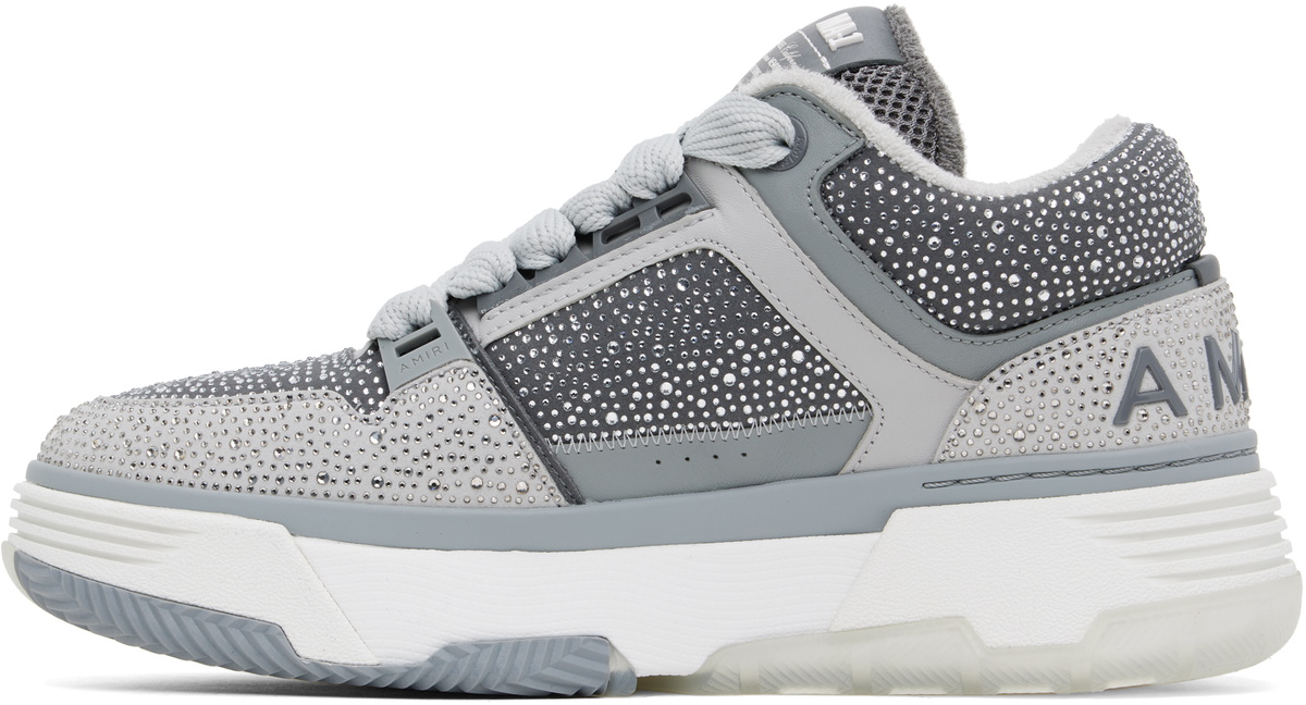 AMIRI Gray Crystal MA-1 Sneakers Amiri