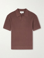Frescobol Carioca - Rino Knitted Cotton Polo Shirt - Brown