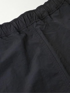 ERL - Ufo Wide-Leg Striped Shell Trousers - Black
