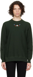 Noah Green Embroidered Sweatshirt