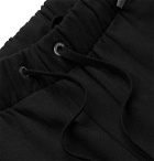 Zimmerli - Slim-Fit Fleece-Back Stretch-Jersey Sweatpants - Black