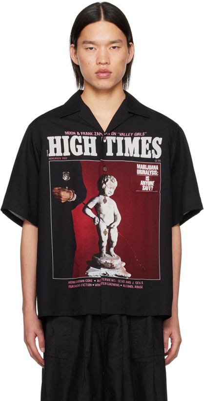 Photo: WACKO MARIA Black High Times Edition Shirt