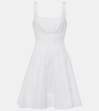 Staud Wells cotton poplin minidress