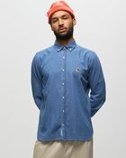 Edmmond Studios Denim Special Duck Shirt Blue - Mens - Longsleeves