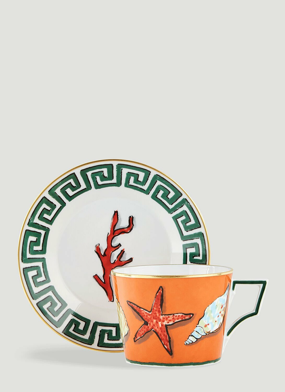 Ginori 1735 Set of Two Il Viaggio di Nettuno Tea Cup and Saucer