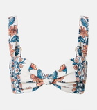 Montce Hayden floral bikini top