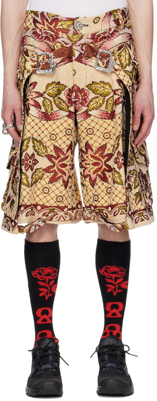 Photo: Chopova Lowena Multicolor Lanaria Shorts
